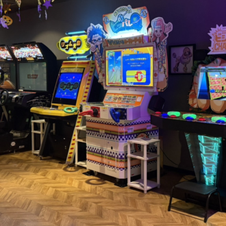 アーケードゲームコーナーに新しいゲーム登場！